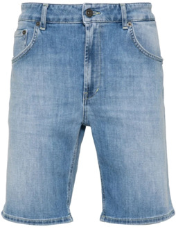Blauwe Jeans met 3,5 cm Hak Dondup , Blue , Heren - W30,W31,W35,W34,W33,W32,W36