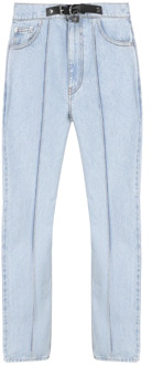 Blauwe Jeans met 98% Katoen JW Anderson , Blue , Dames - S,Xs