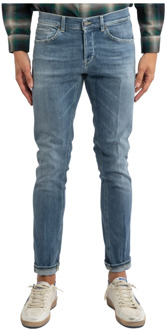 Blauwe Jeans Stijl Dondup , Blue , Heren - W30