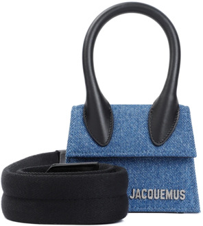 Blauwe Katoenen Handtas Jacquemus , Blue , Heren - ONE Size