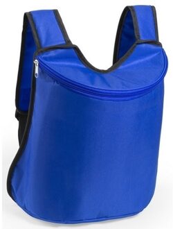 Blauwe koeltas rugzak/gymtas 40 cm met drawstring/rijgkoord - Koeltas