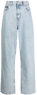 Blauwe Lage Taille Denim Jeans Wardrobe.nyc , Blue , Dames - W28