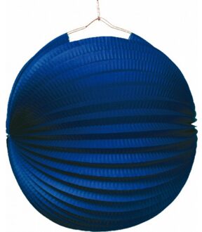 Blauwe lampion 22 cm - Feestlampionnen