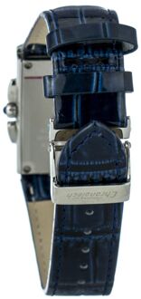 Blauwe Leren Horloge Navy