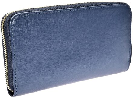 Blauwe Leren Tas - One Size