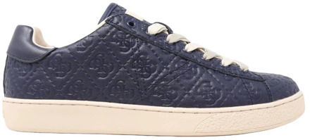 Blauwe Logo Sneakers Guess , Blue , Heren - 43 Eu,41 Eu,39 Eu,44 Eu,40 Eu,42 EU