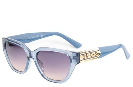 Blauwe Metalen Zonnebril - maat