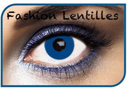 Blauwe party lenzen Elf