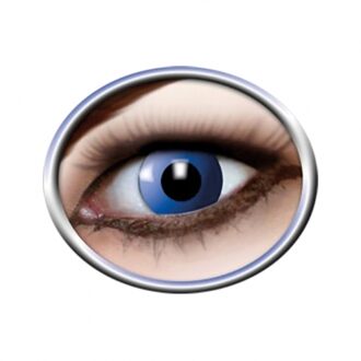 Blauwe party lenzen Elf