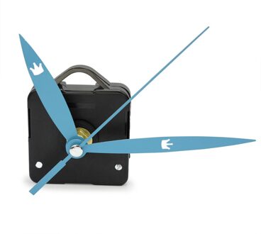 Blauwe Pijlen Handen Eenvoudige Diy Quartz Wandklok Beweging Mechanisme Vervangende Onderdelen Kit Home Decor