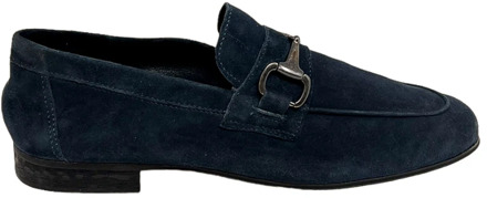 Blauwe platte schoenen Antica Cuoieria , Blue , Heren - 40 Eu,45 Eu,42 Eu,41 Eu,46 Eu,43 EU