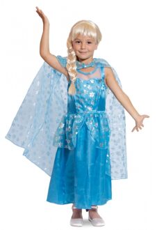 Blauwe Prinsessenjurk Met Cape Voor Meisjes - 3-5 Jaar