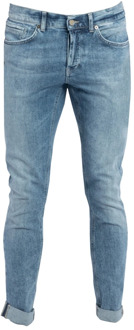 Blauwe Skinny Fit Jeans Dondup , Blue , Heren - W36,W31,W38,W30,W32,W33,W34,W40,W35