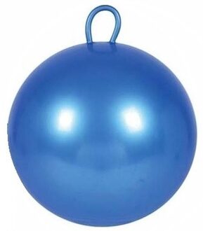 Blauwe skippybal 60 cm voor jongens/meisjes - Skippyballen