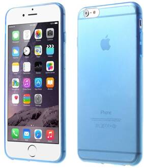 Blauwe slim fit iPhone 6 PLUS TPU hoesje