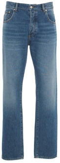 Blauwe Ss24 Heren Jeans Icon Denim , Blue , Heren - W33
