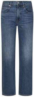 Blauwe Straight Jeans Slvrlake , Blue , Dames - W25,W24,W27,W28,W29,W26,W30