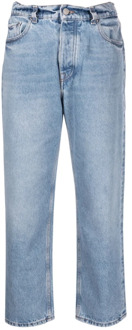 Blauwe Straight-Leg Jeans Armarium , Blue , Dames