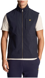 Blauwe Sweater Vest Softshell Lyle & Scott , Blue , Heren - 2XL