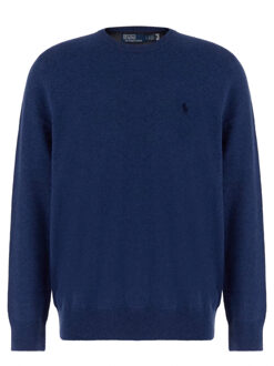 Blauwe Sweaters LS CN Pp-Lange Mouwen-Pullover Polo Ralph Lauren , Blue , Heren - Xl,L,M,S