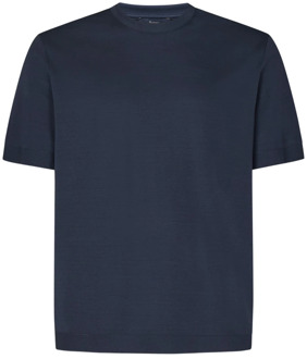 Blauwe T-shirts Polos voor heren Herno , Blue , Heren - 2Xl,Xl