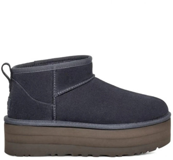 Blauwe Ultra Mini Platform Dameslaars UGG , Blue , Dames - 39 Eu,40 EU