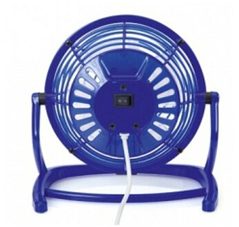 Blauwe USB mini ventilator - Ventilatoren