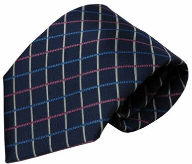 Blauwe zijden stropdas Garda 01