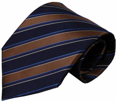 Blauwe zijden stropdas Sorrento 01