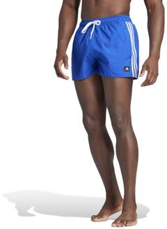 Blauwe Zwemshorts 3 Strepen CLX Adidas , Blue , Heren - Xl,L