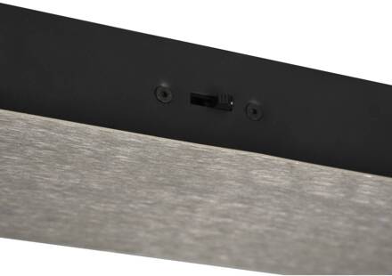 Blaze LED hanglamp, CCT, dimbaar, aluminium geborsteld aluminium, zwart