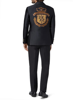 Blazer Crest Zwart/goud - 52 (Borst)