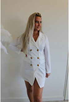 Blazer dress | wit - 36