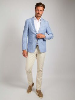 Blazer Linnen Panama Lichtblauw - 46,48,52