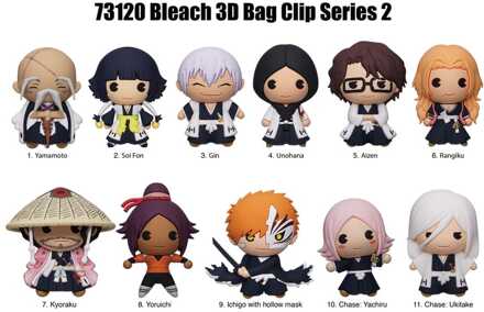 Bleach 3D PVC Bag Clips Series 2 Display (24)