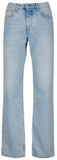 Bleach Blue Classic Fit Jeans Ami Paris , Blue , Heren - W29,W34,W32,W30,W28,W33,W31