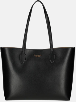 Bleecker shopper L black Zwart