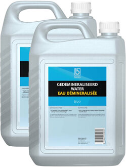 Bleko Accuwater/Demiwater - 2x - gedemineraliseerd water - fles 5 liter- water zonder zouten