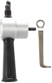 BLEL Gary Zwart Double Head Gezinsblad Nibbler Metal Cutter Boor Attachment