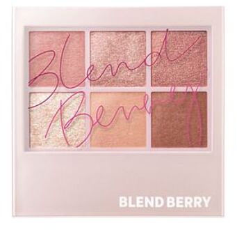 Blend Berry Aura Creation Eye Color Palette 007 Cranberry & Mauve Brown