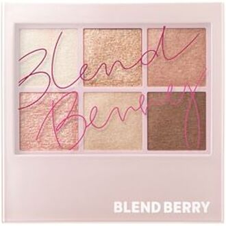 Blend Berry Aura Creation Eye Color Palette 008 White Currant & Beige Brown