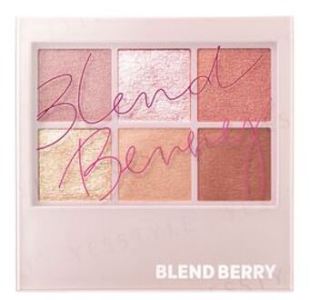 Blend Berry Aura Creation Eye Color Palette 010 Strawberry Milk & Pink Brown