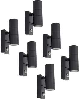 Blenda LED Wandlamp dubbelzijdig IP44 Binnen en buiten Zwart