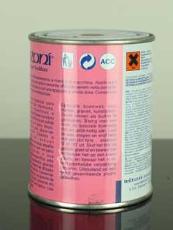 Blikje wax, zwart Bellinzoni