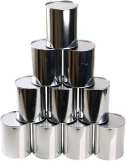 Blikken gooien spel 10 blikken