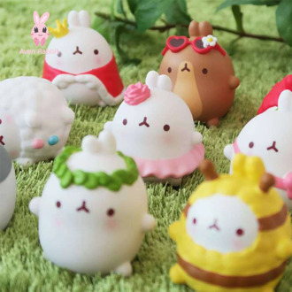 Blind Box Toys MOLANG Cute Rabbit Blind Box Guess Bag Blind Bag Toys Anime Figures Korea Cute Model Accesorios Free Shipping