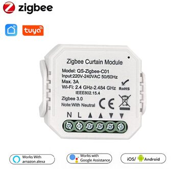 Blind Motor Zigbee App Voor Rolluik Draadloze Gordijn Schakelaar Module Praktische Home Afstandsbediening Met Timer Familie Delen