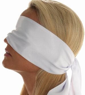 Blinddoek van 100% Polyester, wit