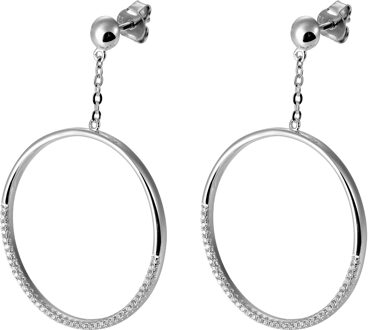 'Bliss' Dames 925 Sterling Zilver Oorbellen - Zilver ZO-7460