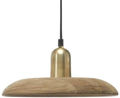 Bliss hanglamp, hout, bruin, Ø 28 cm, stekker